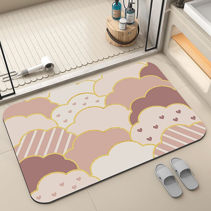 Diatomaceous Earth Non-Slip Mat Bath Door Mat