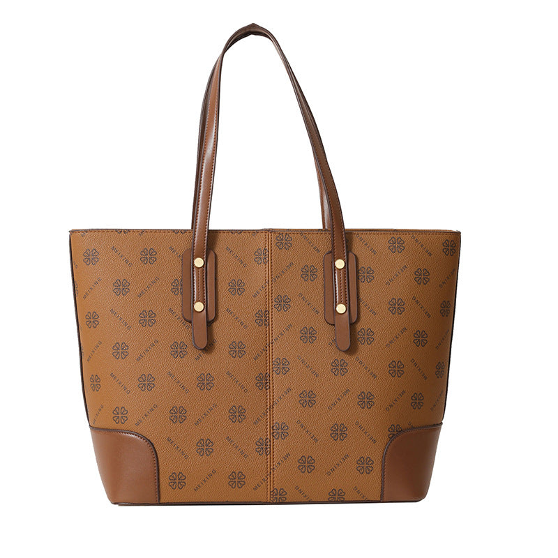 Printed tote bag is stylish and simple