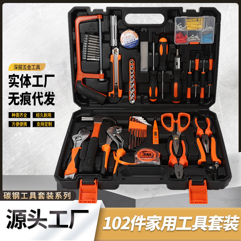 102-Piece set Toolbox set Carbon steel