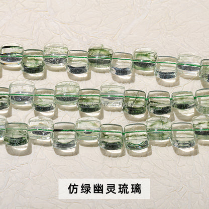 13 * 17 imitation ghost crystal glass beads hand row beads