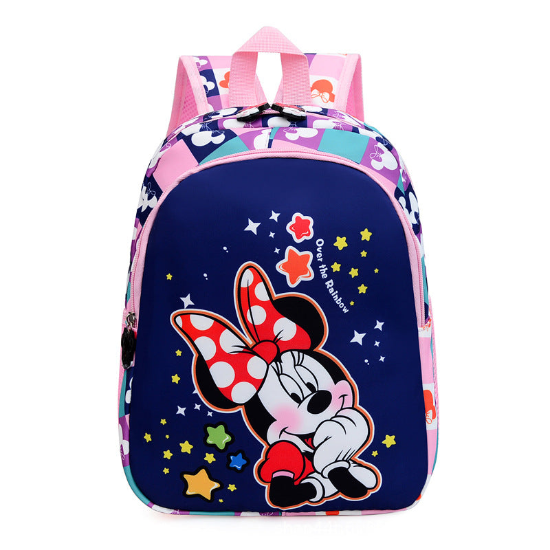 Cute Mickey gradient color children's schoolbag