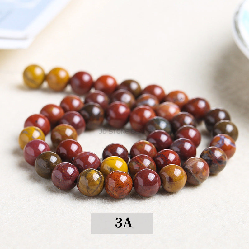 Red jasper loose bead DIY jewelry