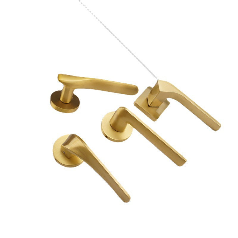 Brass silent door lock