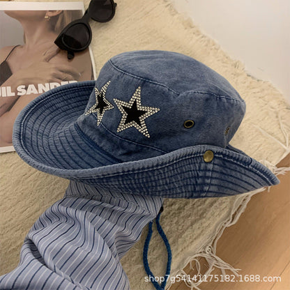 Retro Star Western Cowboy Hat