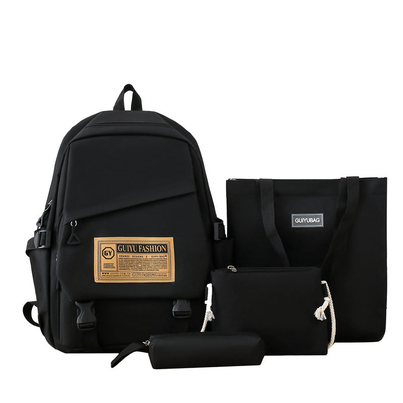 Student large capacity backpack simple backpack