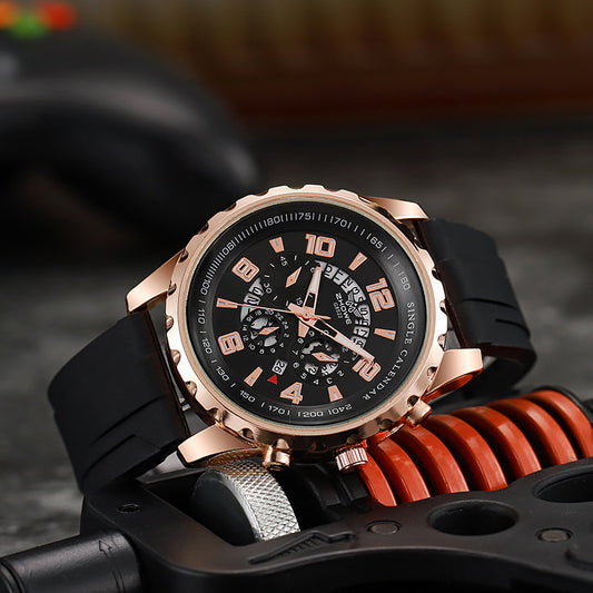 Silicone Quartz Men's Watch Wholesale