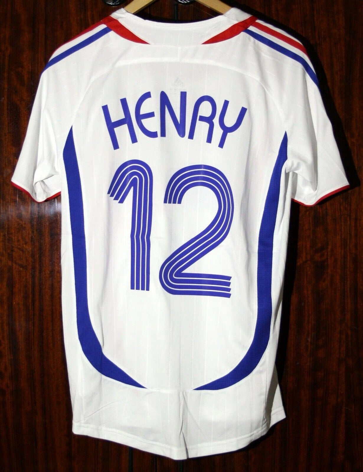 Camiseta retro de manga corta de Zidane Henry de Mbappé de Francia 82-06 