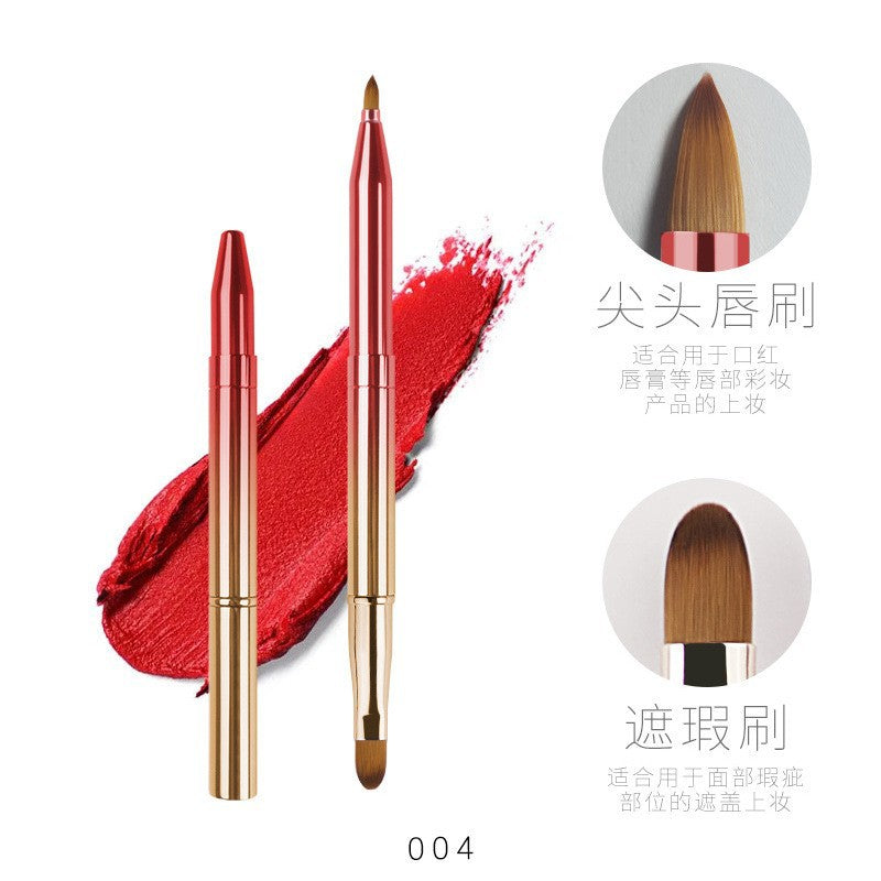 Colorful Retractable Dual-Ended Lip Brush