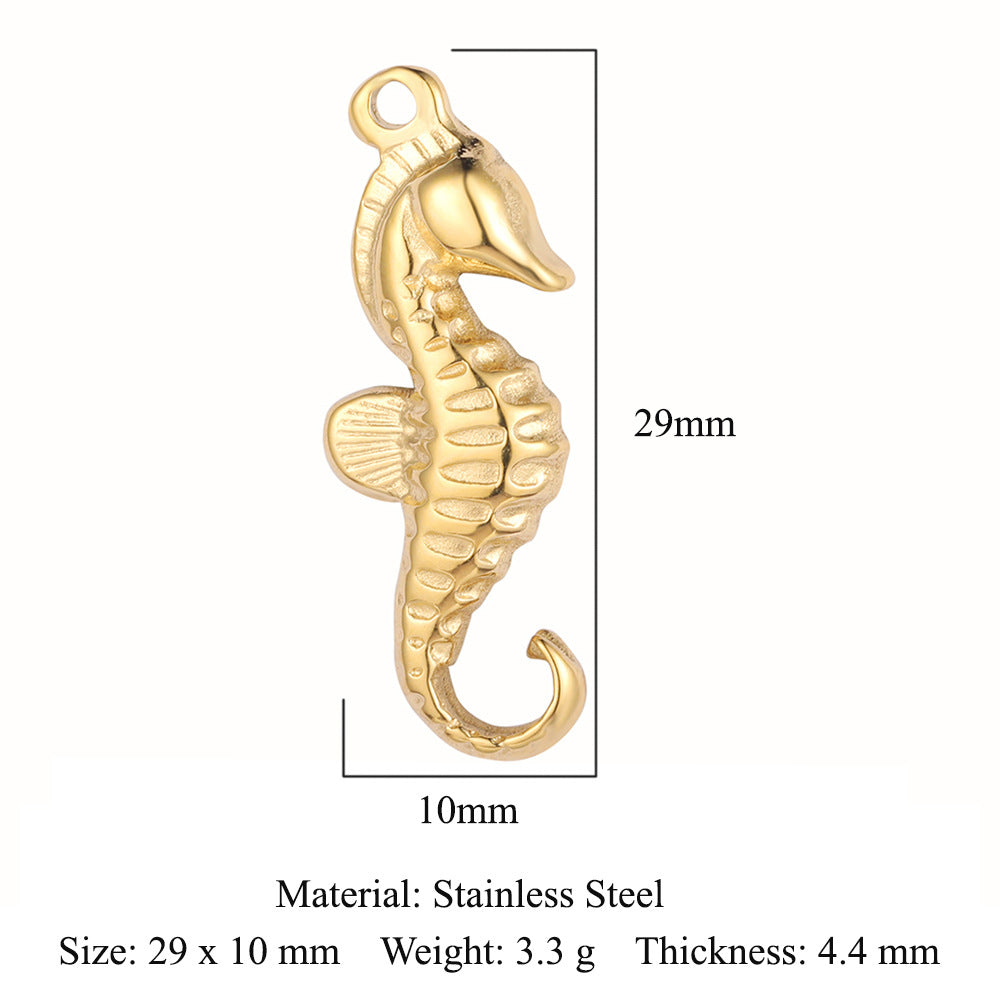 Accessories Dolphin Seahorse Stainless Steel Pendant