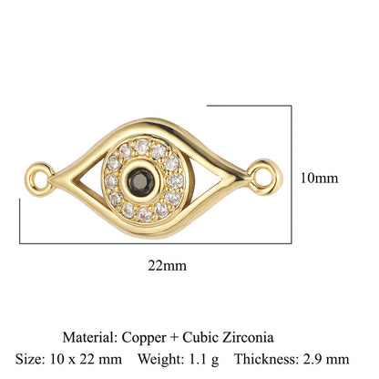 Butterfly Bee Seagull Copper Zircon Connection Accessories