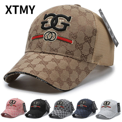 Sun Protection Letter Structured Couple Baseball Cap