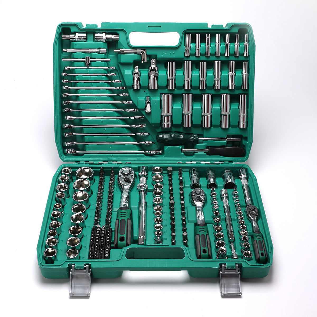 216-Piece machine repair kit tool chrome vanadium steel