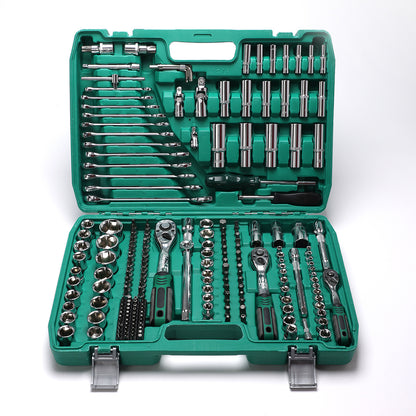 216-Piece machine repair kit tool chrome vanadium steel