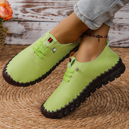 Simple women's shoes with beef tendon soles