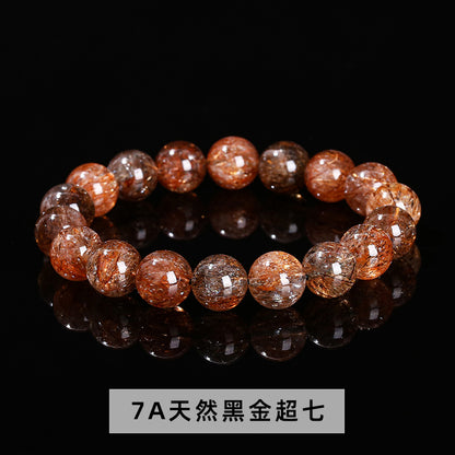 Black gold super seven bracelet