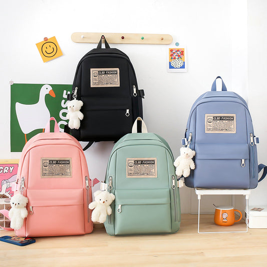 Fashion backpack for junior and senior high school students