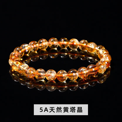 Natural citrine citrine bracelet