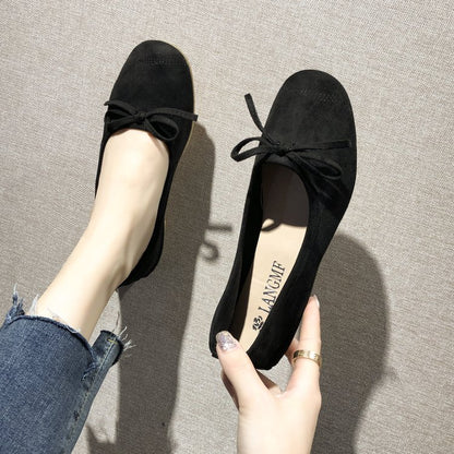 Egg roll shoes single shoes women