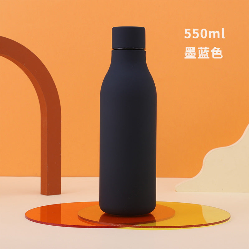 Stainless steel small mouth bottle sports water cup fashion