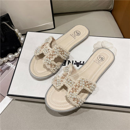 Flat-bottomed slippers women's shoes wholesale