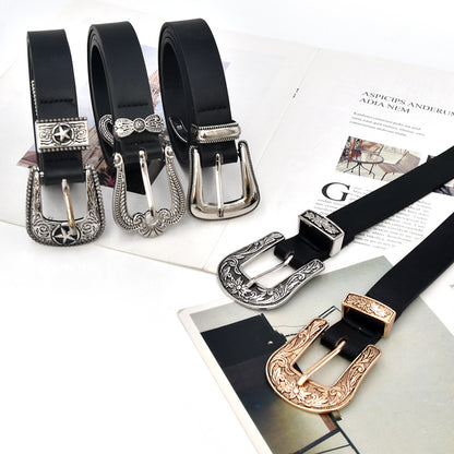 Vintage pin buckle belt