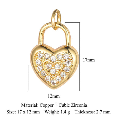 Copper zircon DIY jewelry accessories ins wind butterfly