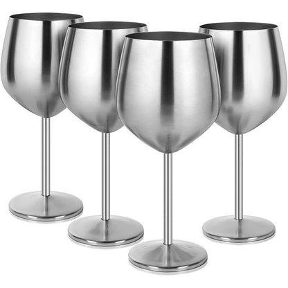 304 stainless steel single layer tall foot 550ml