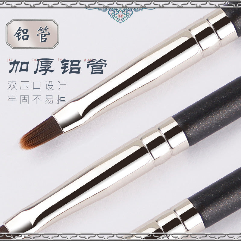 Mini Portable Makeup Brush (Lip Brush, Brow Brush)