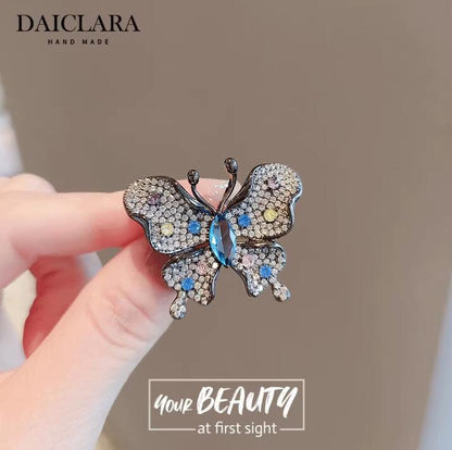 Premium Butterfly Rhinestone Corsage