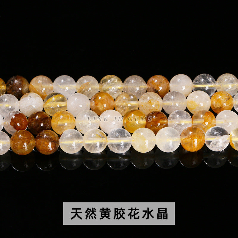 Xanthate flower crystal loose beads