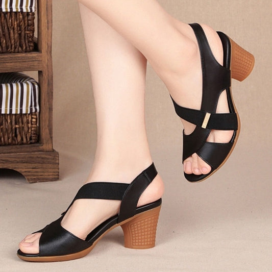 Mid-heel sandals for women