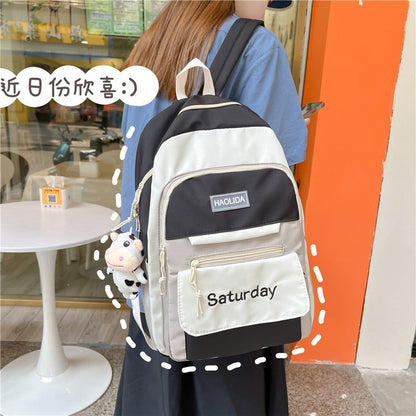 Cute backpack large capacity schoolbag