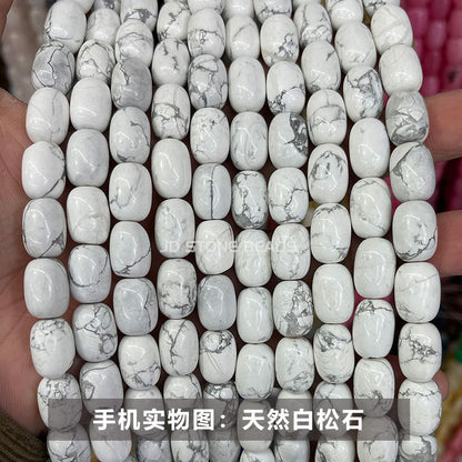 10 * 14Mm natural crystal agate drum beads loose beads