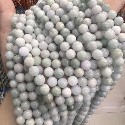 Natural stone special grade Burmese jade jadeite loose beads