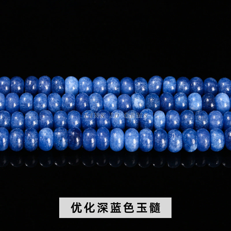 8 * 4Mm natural stone chalcedony abacus beads loose beads