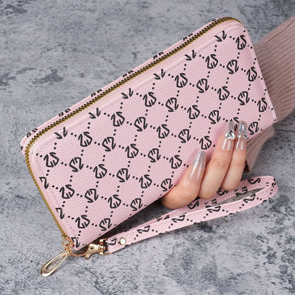 Printed mobile phone bag wallet