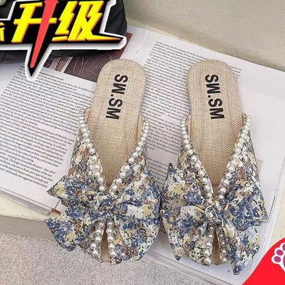 Butterfly Pearl Slippers