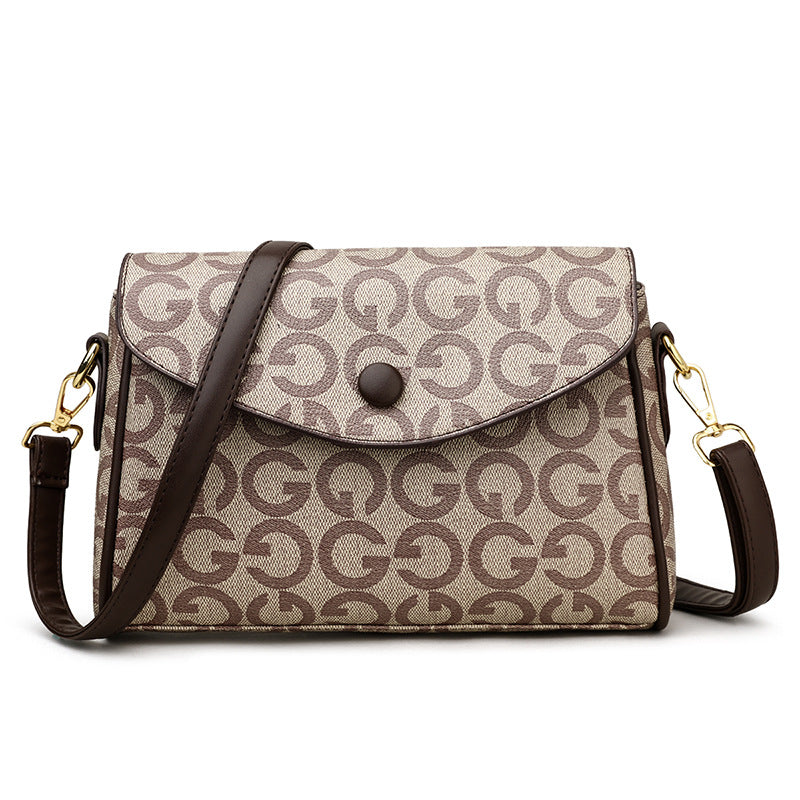 Retro shoulder crossbody small square bag