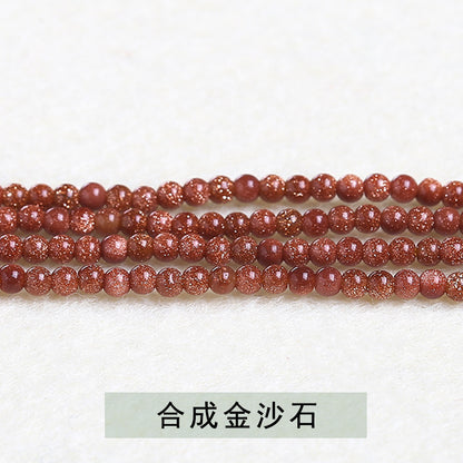 Very fine beads all kinds of crystal agate 2mm-3mm round beads