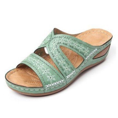 Multicolor Embroidered Sandals Girl