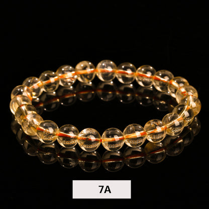 Citrine Bracelet Stylish and Simple Single Ring Bracelet