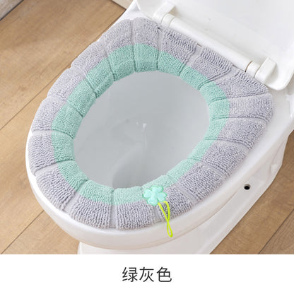 Winter Thick Plush Toilet Seat Cover, Universal for All Seasons