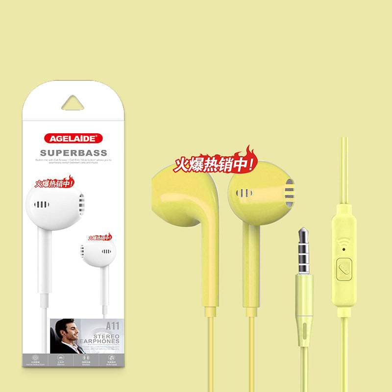 Macaron Wired In-Ear Earphones 3.5mm Huawei Apple