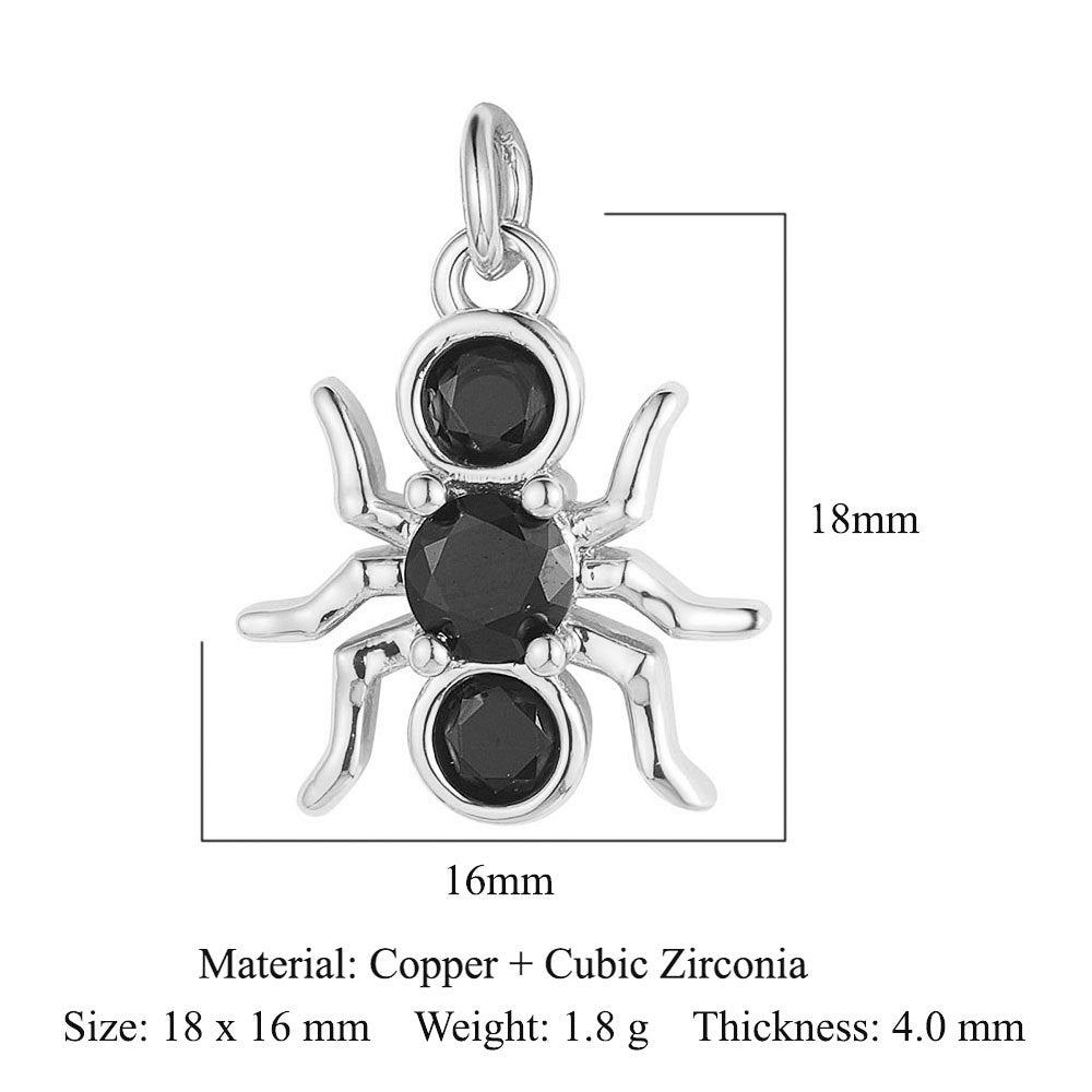 Dragonfly Elephant Dinosaur Copper Zircon Pendant