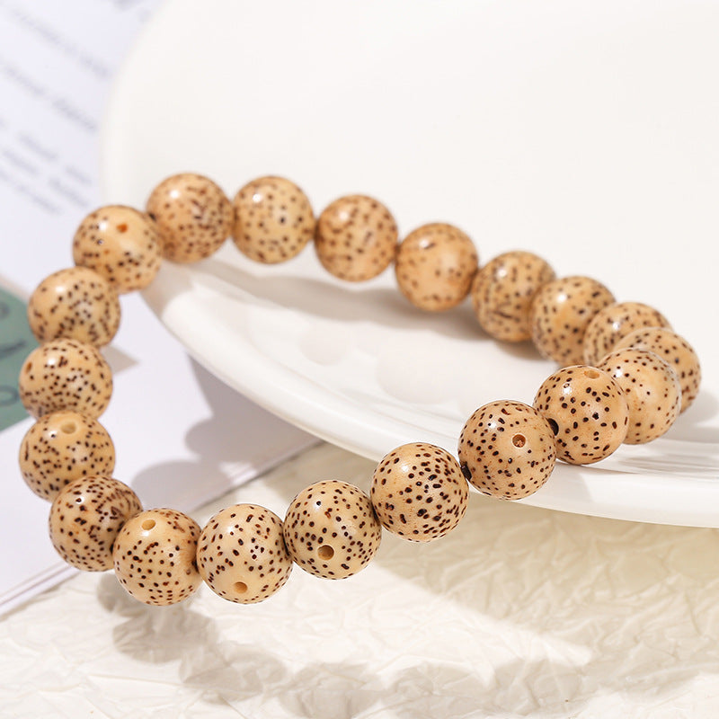 Old Material Gold Seed Star Moon Bodhi Child Bracelet