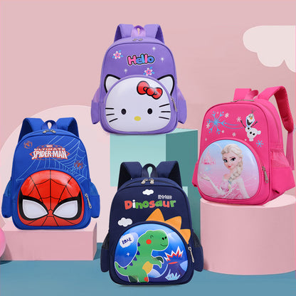 Boys and girls children's cartoon schoolbag