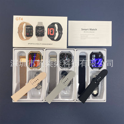 GT4 Smartwatch Bluetooth Call Heart Rate Blood Pressure Huami Dual Bands