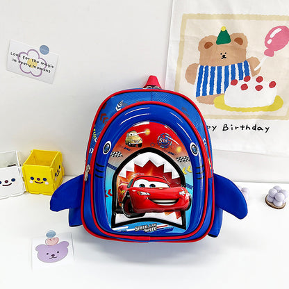 Multicolor hard shell school bag