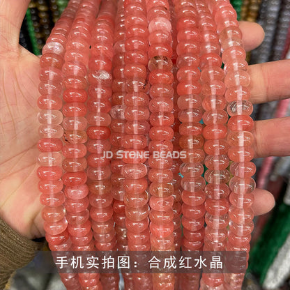 6 * 10Mm crystal abacus beads loose beads