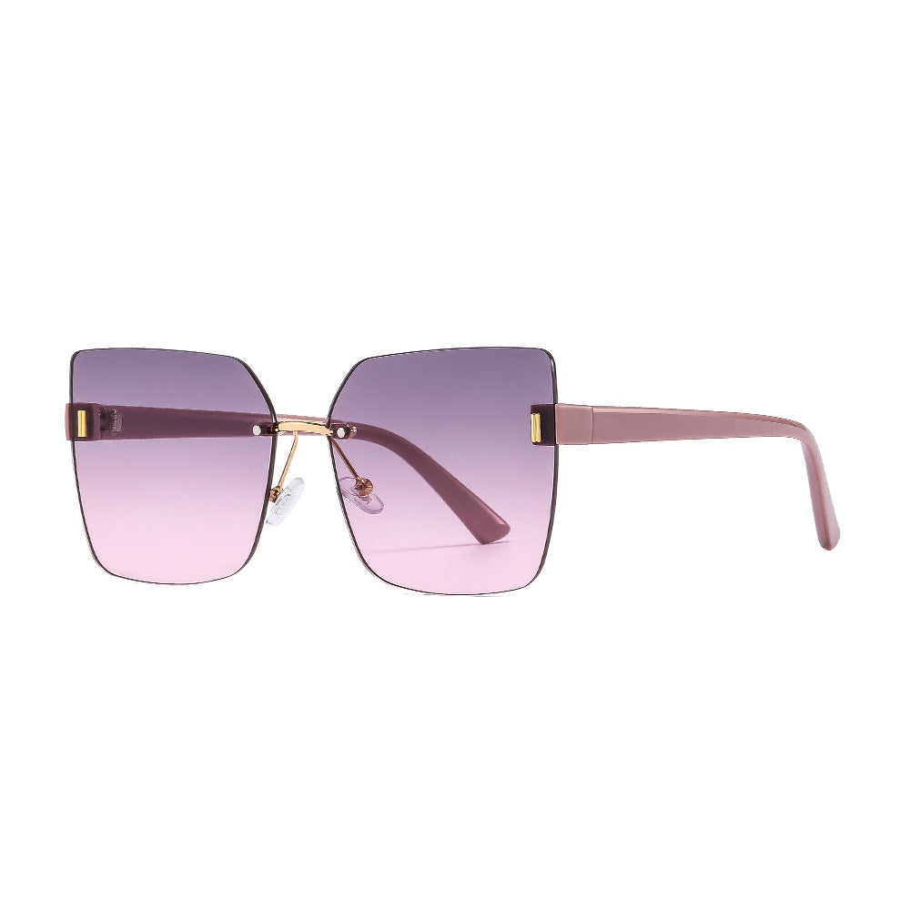 Frameless Retro Sunglasses